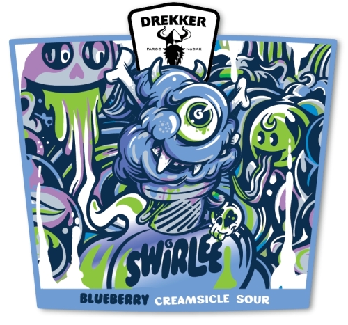 Swirlee - Blueberry Creamsicle