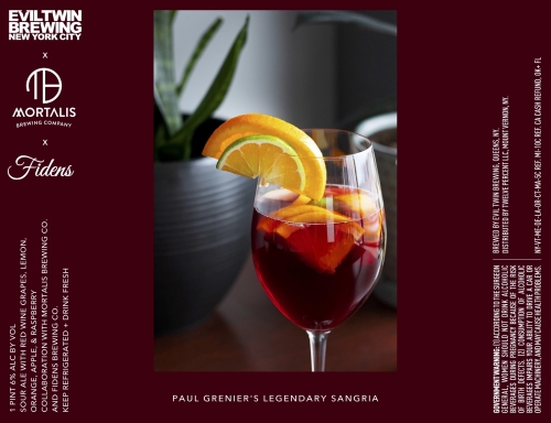 PAUL GRENIER’S LEGENDARY SANGRIA