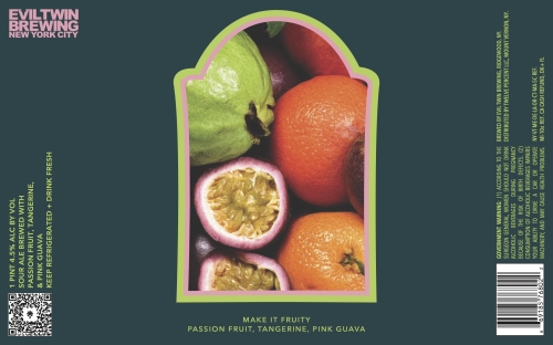 MAKE IT FRUITY PASSION FRUIT, TANGERINE, PINK GUAVA