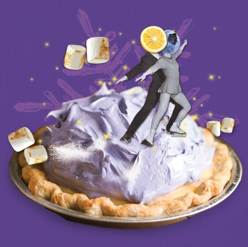 Dessert Station: Blueberry Lemon Meringue Pie