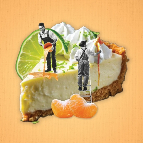 Dessert Station: Tangerine Key Lime Pie