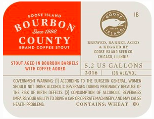 Bourbon County Brand Coffee Stout (2016)