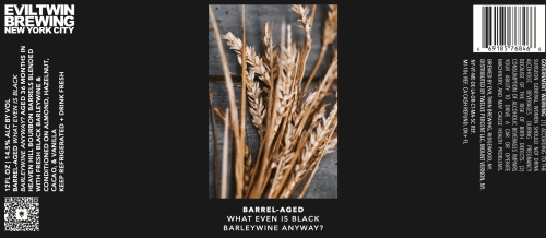 BARREL-AGED WHAT EVEN IS BLACK BARLEYWINE ANYWAY?