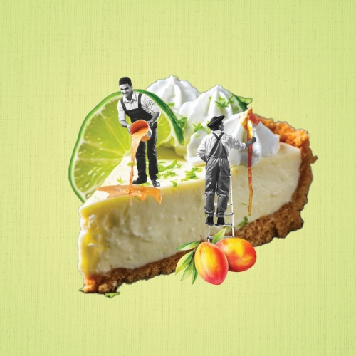 Dessert Station: Mango Key Lime Pie
