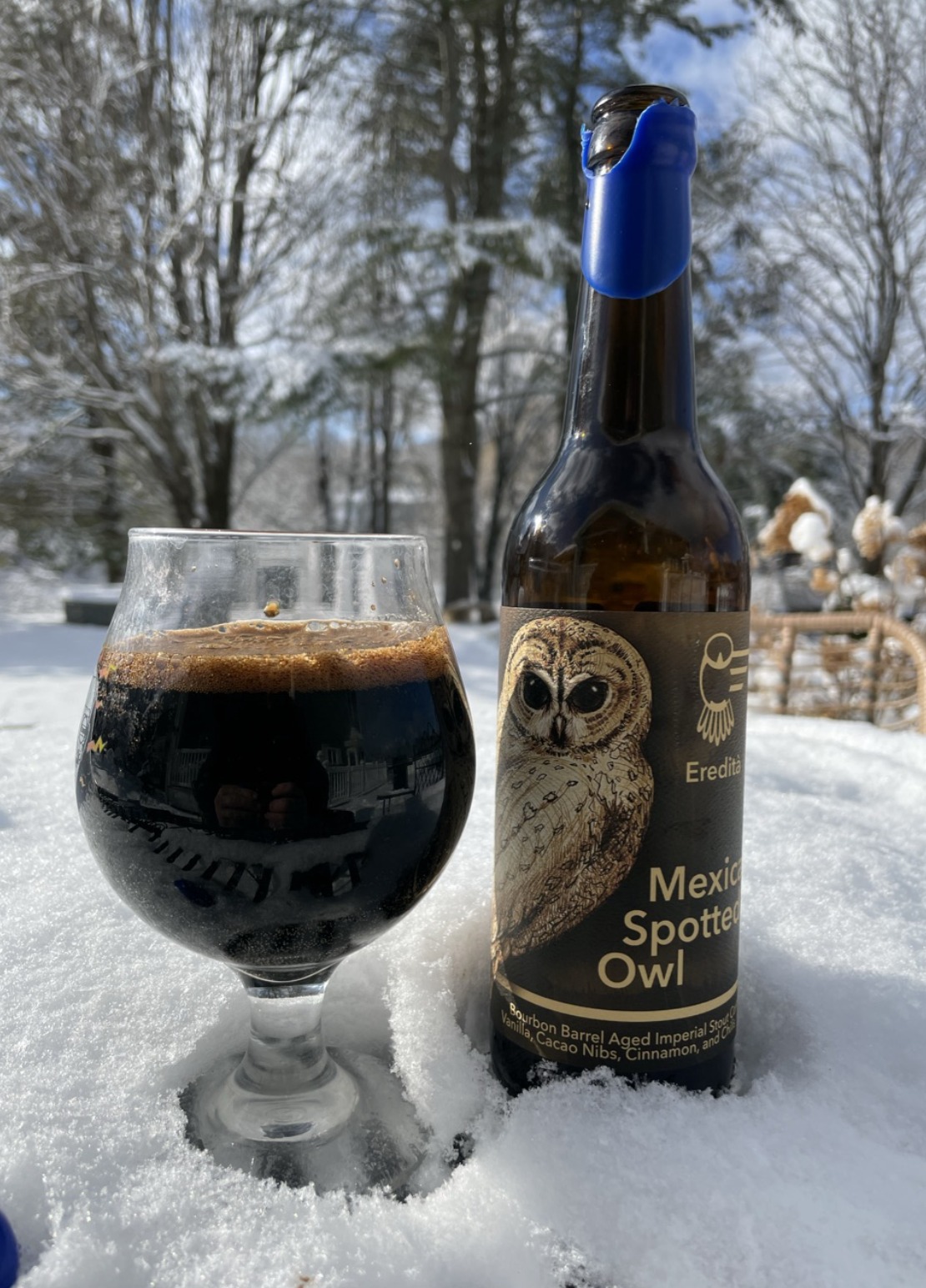 Eredita Mexican Spotted Owl (Sapphire Blue Wax)